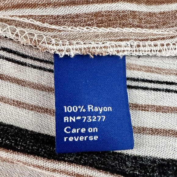 Apt. 9 Black & Brown Top - Picture 4 of 8